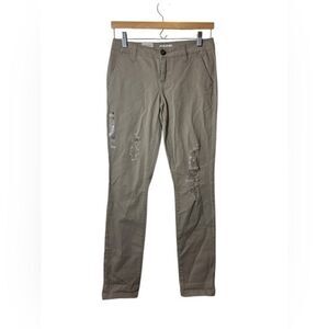 NEW BKE Casuals Khaki Pants Mollie Skinny 24R 24 R